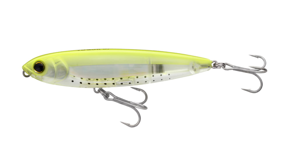 Yo-Zuri 3D Inshore Topknock Pencil,Floating, 4in 9/16oz, 0ft, Chartreuse, R1350-GHCS