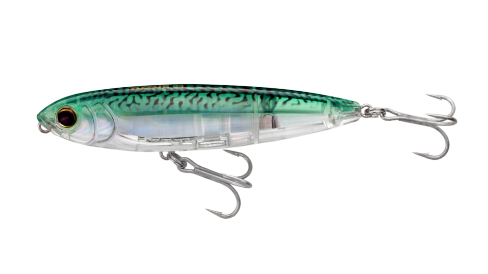 Yo-Zuri 3D Inshore Topknock Pencil,Floating, 4in 9/16oz, 0ft, Green Mackerel, R1350-HGM