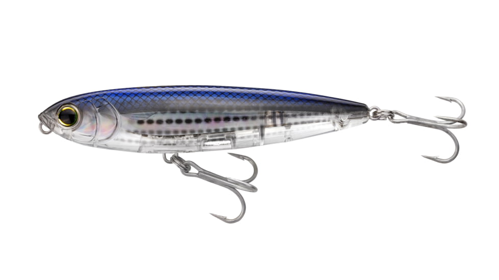 Yo-Zuri 3D Inshore Topknock Pencil,Floating, 4in 9/16oz, 0ft, Mullet, R1350-HMT