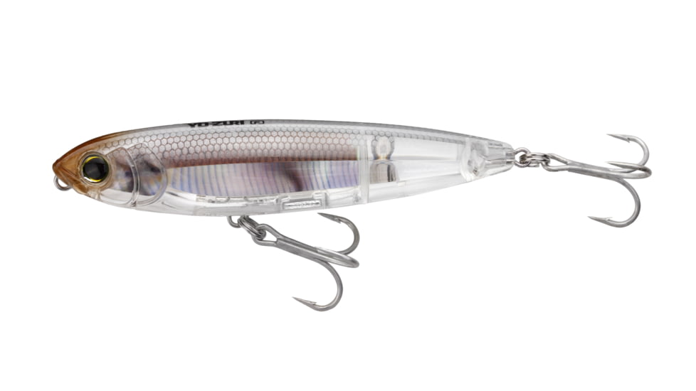 Yo-Zuri 3D Inshore Topknock Pencil,Floating, 4in 9/16oz, 0ft, Real Glass Minnow, R1350-RGLM