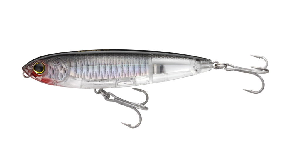 Yo-Zuri 3D Inshore Topknock Pencil,Floating, 4in 9/16oz, 0ft, Silver Black, R1350-C4