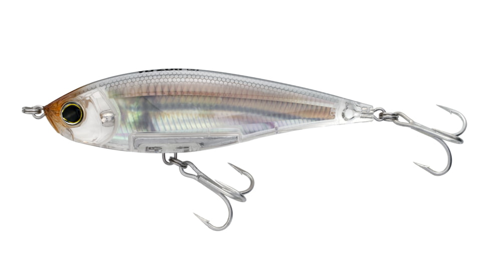 Yo-Zuri 3D Inshore Twitchbait, Slow Sinking, 3-1/2in 9/16oz, 1-3ft, Real Glass Minnow, R1208-RGLM
