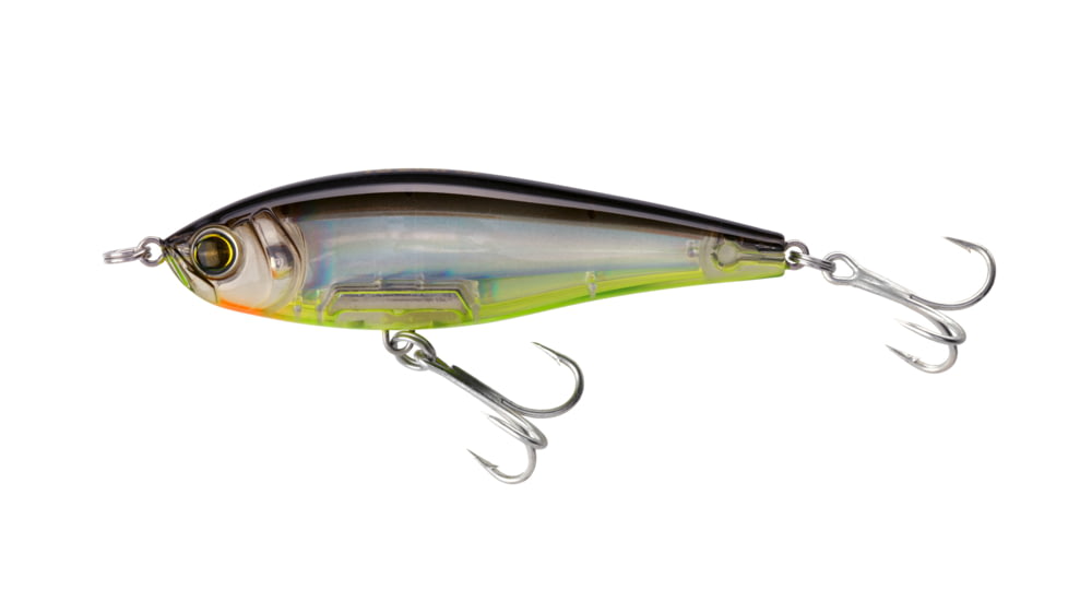 Yo-Zuri 3D INSHORE TWITCHBAIT SS 70MM 2-3/4in BLACK SILVER CHARTREUSE, R1207-BSCL