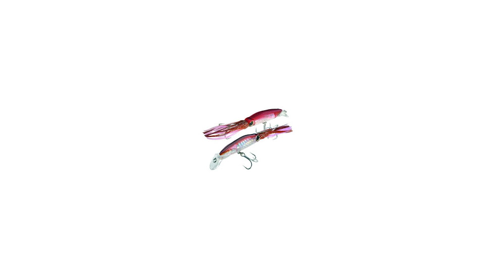 Yo-Zuri 3D Squirt Hardbait Squid, 7 1/2in, 1 1/2 oz Squid Tail, Red Brown, Floating, R1166CPRB
