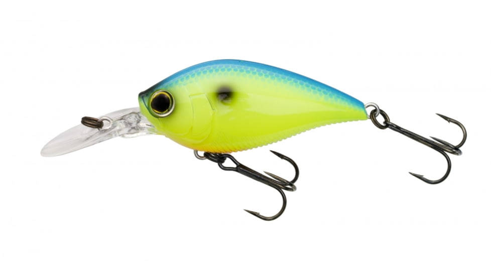 Yo-Zuri 3DB Crank 1.5 MR Lure, 60mm, Blue Back Chartreuse, R1353 BCL