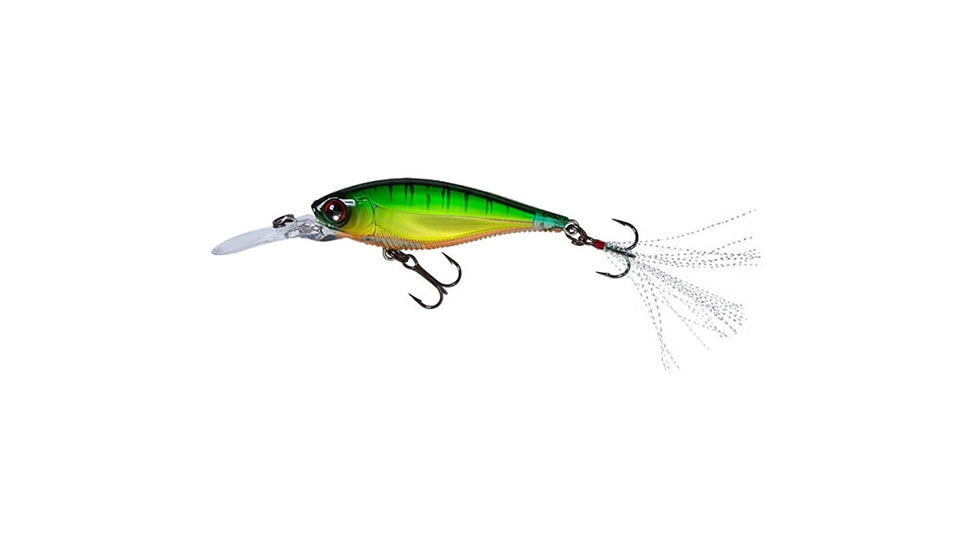 Yo-Zuri 3DB Shad Lure, 70mm, Prism Fire Tiger, R1104 PFT
