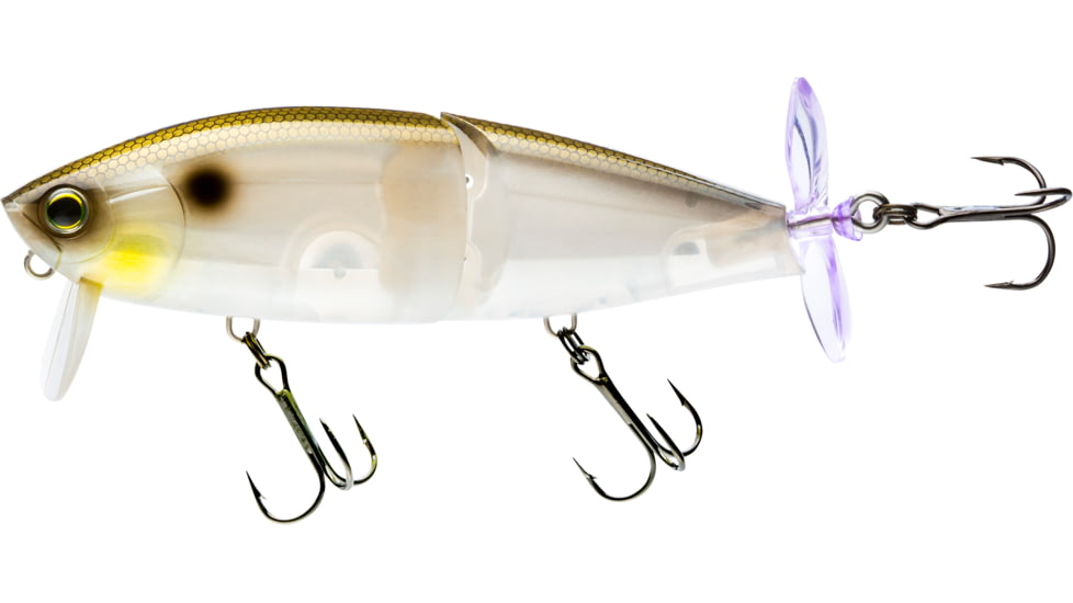 Yo-Zuri 3DB Wake Prop Floating Lure, 105mm, 4-1/8in, Gizzard Shad, R1476 GZSH