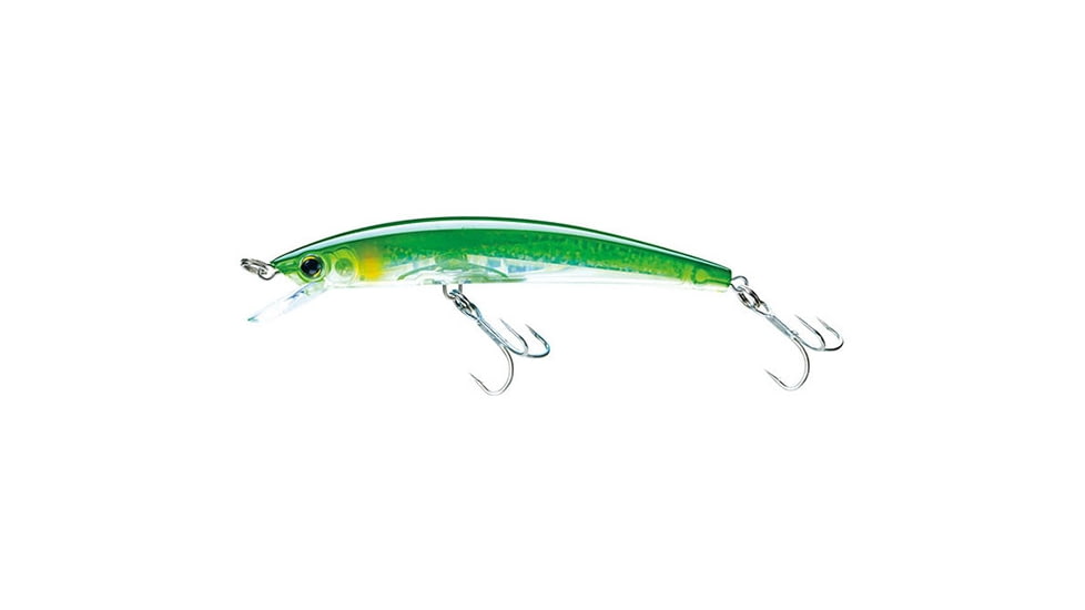 Yo-Zuri Crystal 3D Minnow Floating Luge, 130mm, Silver/Green, F1147 C44