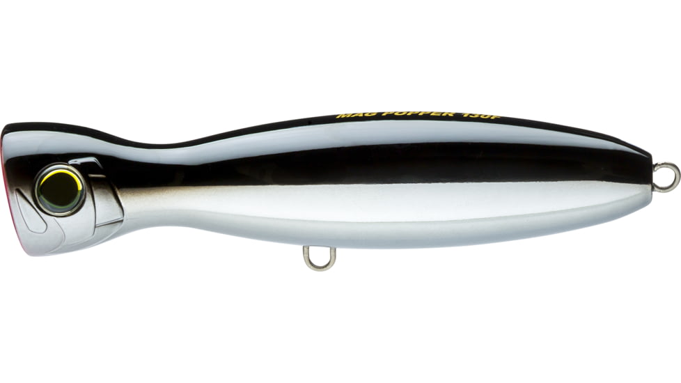 Yo-Zuri Mag Popper F 130mm, 5-1/4in, Black Silver, R1370-CSBL