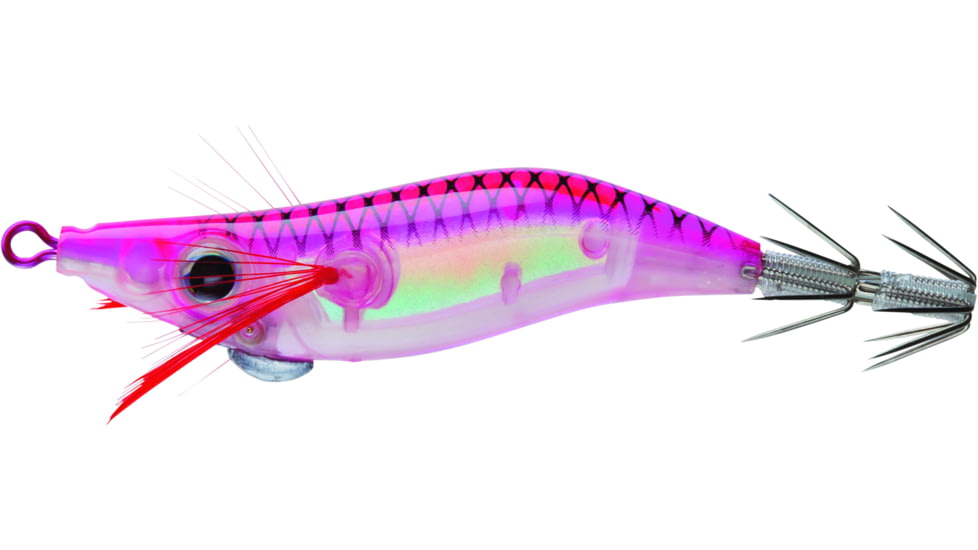 Yo-Zuri Mini Squid Jig, 2in 1/8 oz, Luminous Pink, Floating, A1696L8