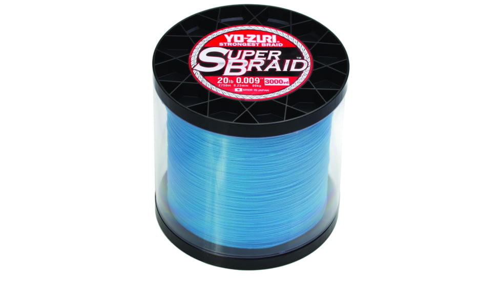 Yo-Zuri SuperBraid Line 20lb 3000yd Blue, YZ SB 20LB BL 3000YD