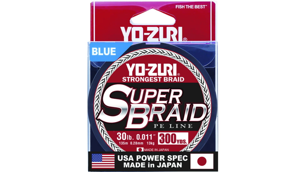 Yo-Zuri SuperBraid Line 30lb 300yd Blue Boxed, YZ SB 30LB BL 300YD