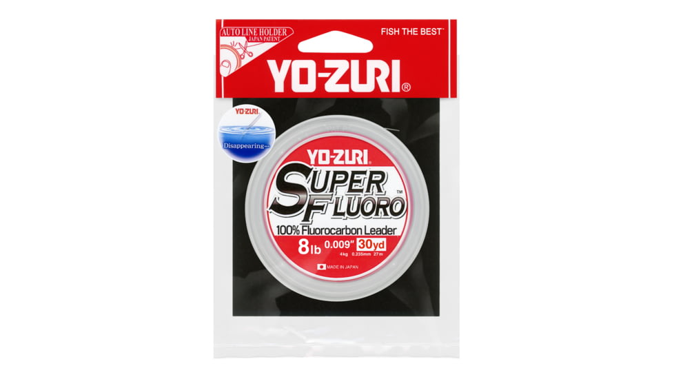 Yo-Zuri Superfluoro Fishing Line, 30yd, 8lb, Natural Clear, YZ SF 8LB NCL 30YD