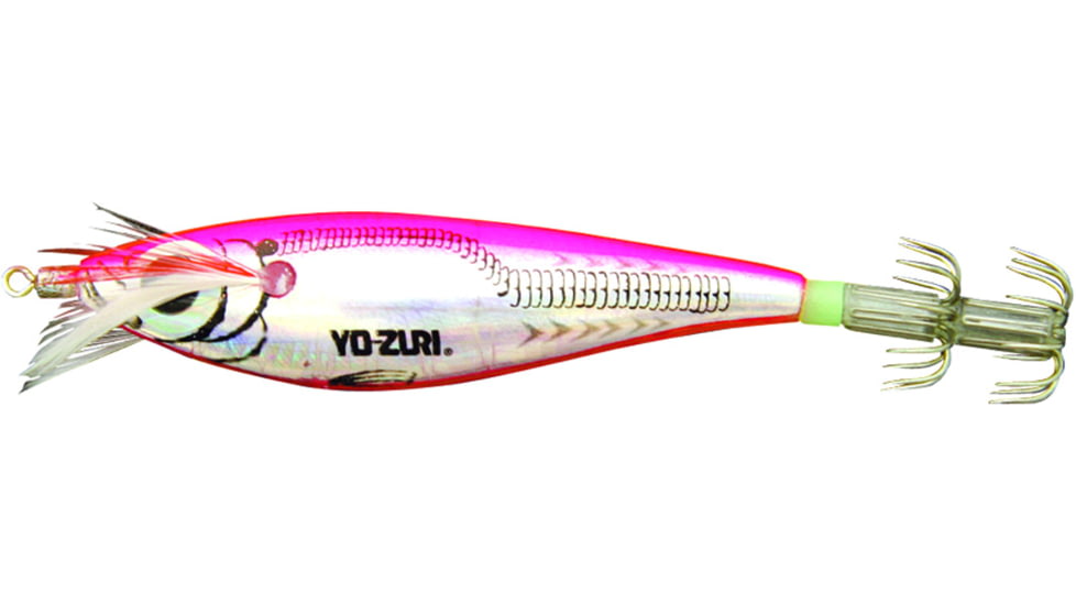 Yo-Zuri Ultra Laser Squid Jig, 3 3/4in, 5/16 oz, Pink, A10224