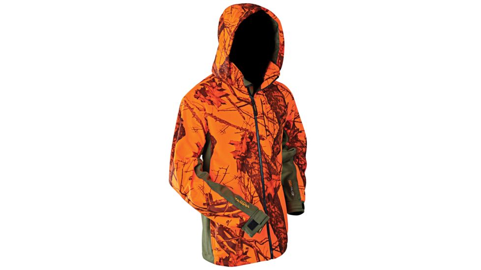 Yukon Gear Scent Factor Jacket, Blaze/Forest Green Accents, Large 121704