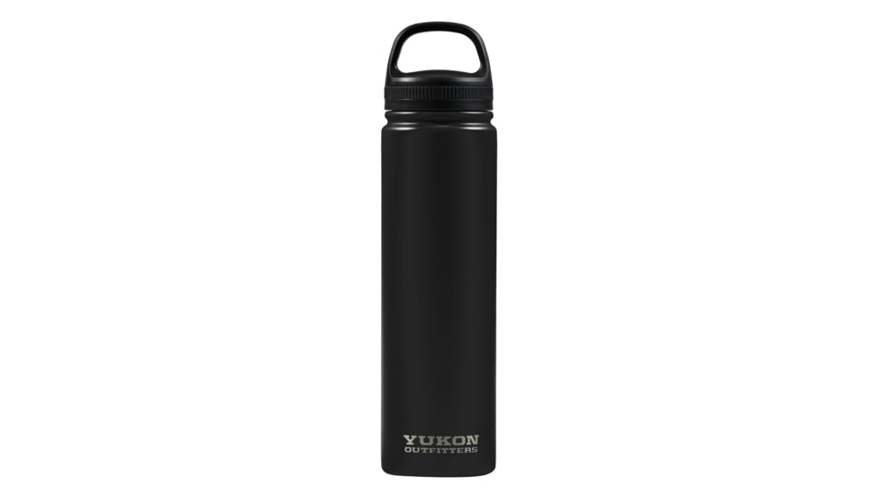 Yukon Outfitters 25 oz Water Bottle, Black, MGWB25-B