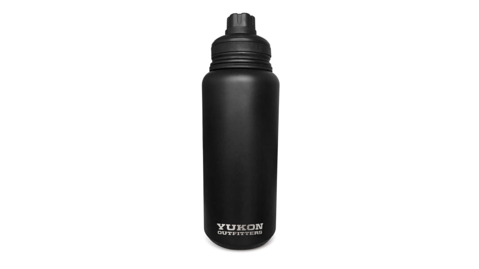 Yukon Outfitters 32oz Surge Water Bottle, Black, YSB32BLK