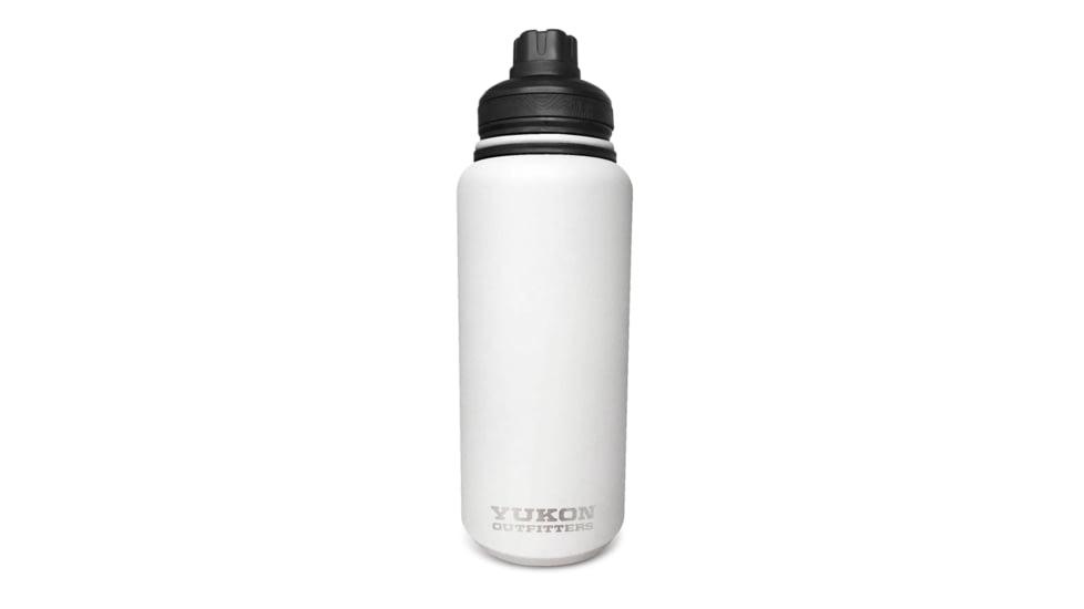 Yukon Outfitters 32oz Surge Water Bottle, White, YSB32WHT