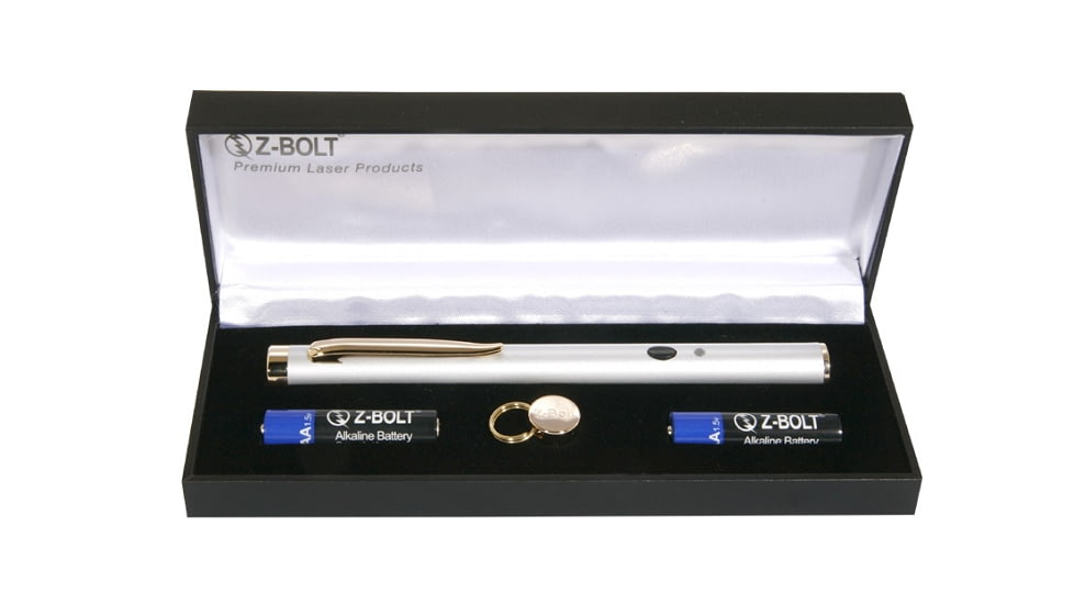 Z-Bolt BLP-5 True Blue Laser Pointer, Silver, Small, BLP-5-S