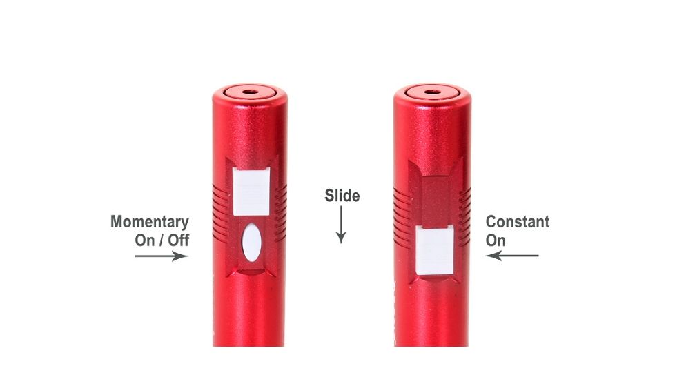 Z-Bolt D-5-R Duet Ruby Blue Pointer, Tru Green Laser, Dual Switch, Red, Small, D-5-R, EDEMO1