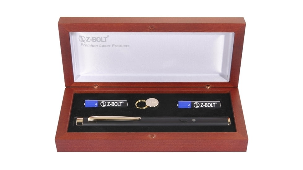 Z-Bolt Green Laser Pointer - Premium Gift, Matte Black, BTG-6-PB, EDEMO1