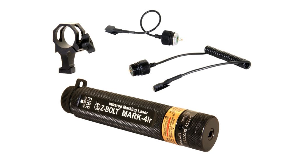 Z-Bolt Infrared Dot Laser Designator, Restricted Sale, 5.000 Meter Range, ANSI CLASS 3R, Black, MARK-4ir-BLK