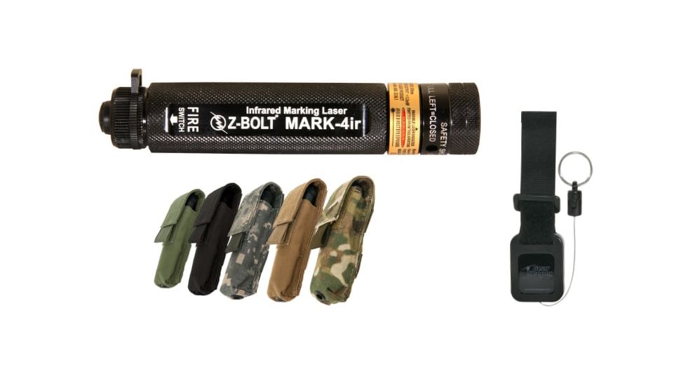 Z-Bolt Infrared Dot Laser Designator, Restricted Sale, 5.000 Meter Range, ANSI CLASS 3R, Black, MARK-4ir-BLK