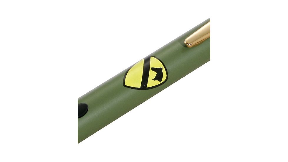 Z-Bolt Military Pride Laser Pointer, Green, 1st Cavalry Division The First Team, Emerald Green, MBP-5-ARMY-1stCAV