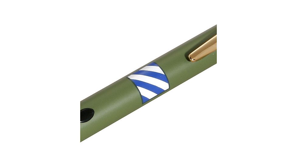 Z-Bolt Military Pride Laser Pointer, Green, 3rd Infantry Division Rick of the Marne, Emerald Green, MBP-5-ARMY-3rdID