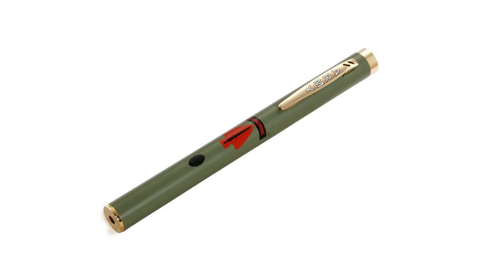 Z-Bolt Military Pride Laser Pointer, Green, US Army Special Operation Command Sine Pari - Without Equal, Emerald Green, MBP-5-ARMY-USASOC