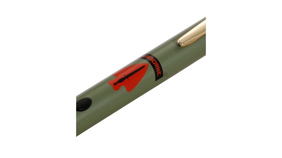 Z-Bolt Military Pride Laser Pointer, Green, US Army Special Operation Command Sine Pari - Without Equal, Emerald Green, MBP-5-ARMY-USASOC