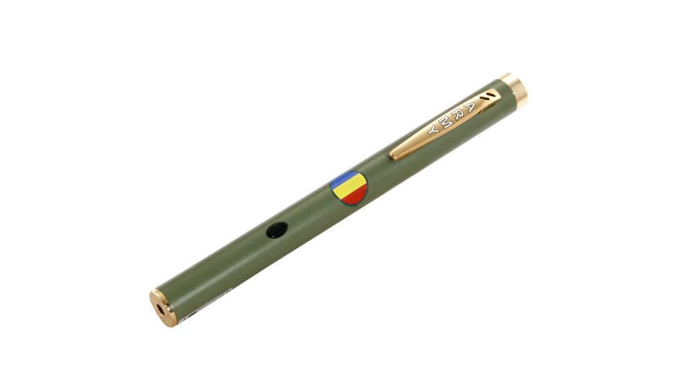 Z-Bolt Military Pride Laser Pointer, Green, US Army Training and Doctrine Command Victory Starts Here, Emerald Green, MBP-5-ARMY-TRADOC