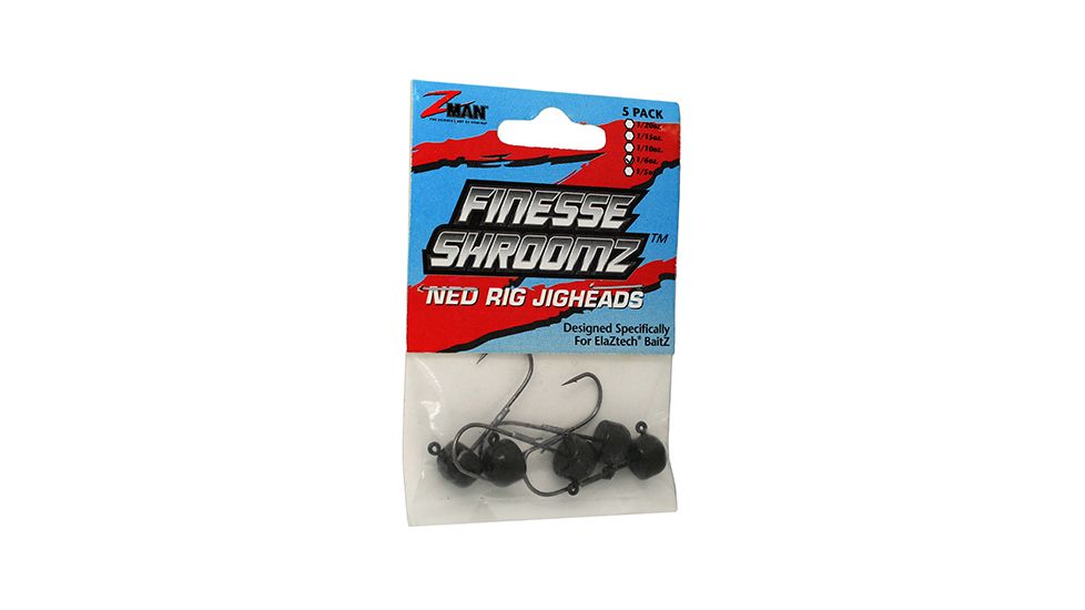 Z-man ShroomZ Finesse Jig, 1/6oz, Green Pumpkin, FJH16-01PK5