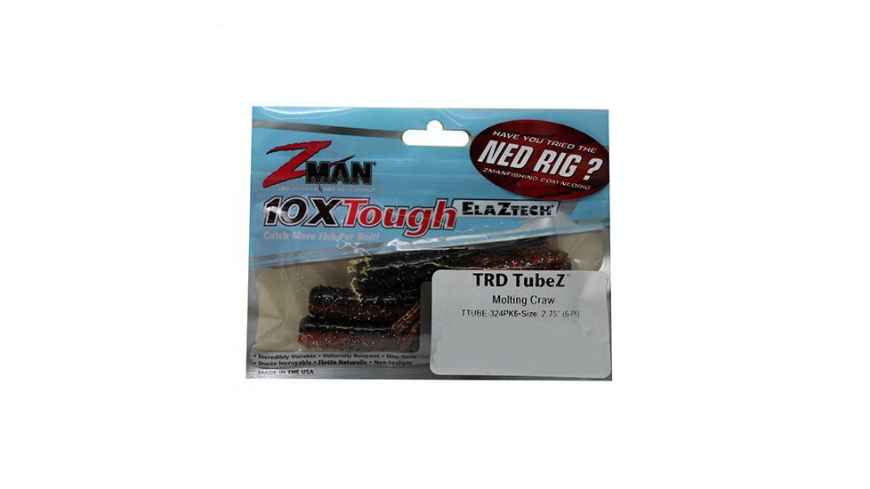 Z-man TRD TUBEZ 2.75 MOLTING CRAW6PK TTUBE-324PK6