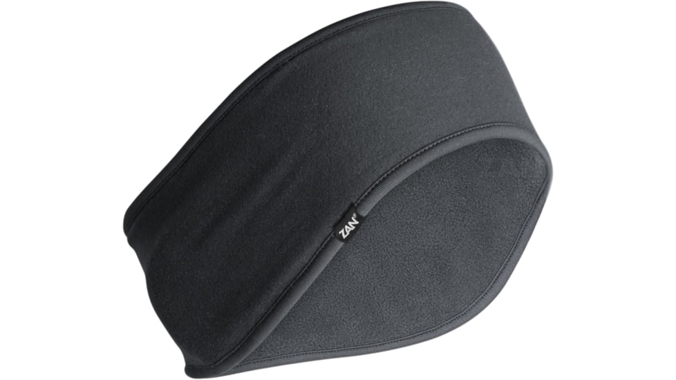 Zan Headgear SportFlex Low Pile Fleece Ear Headband, Black, One Size, WEWF114