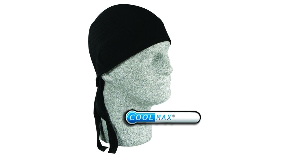 Zan Headgear Flydanna Black Coolmax ZCM001