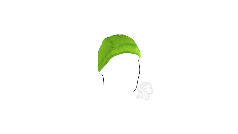 Zan Headgear Flydanna Headwear, Poly-Cotton, High-Visibility Lime Z142L