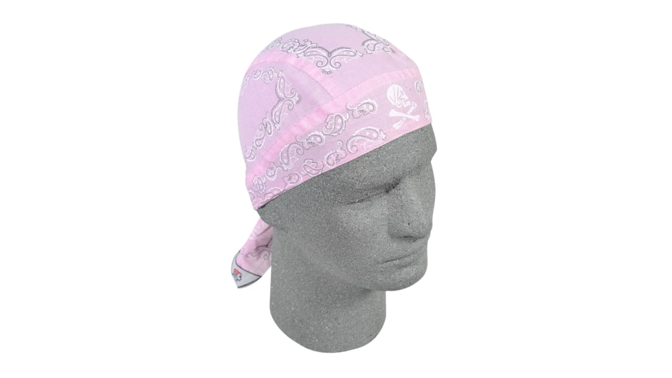 Zan Headgear Flydanna Light Pink Skull Paisley Z502