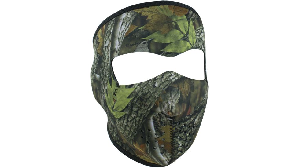 Zan Headgear Full Mask, Neoprene, Forest Camo, WNFM238