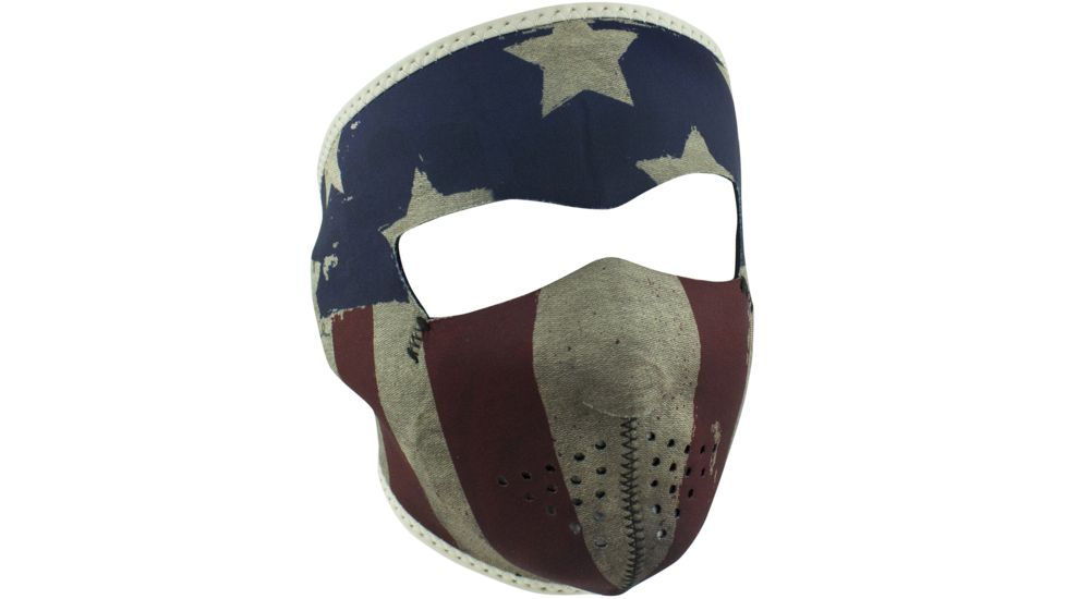 Zan Headgear Full Mask, Neoprene, Patriot, WNFM408
