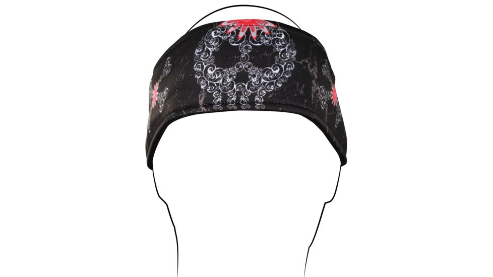 Zan Headgear Headband, Filagree Skull HB674