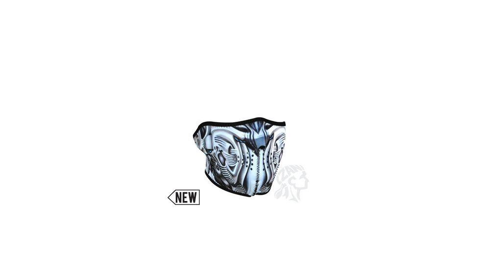 Zan Headgear Neoprene Half Mask, BioMech, WNFM074H