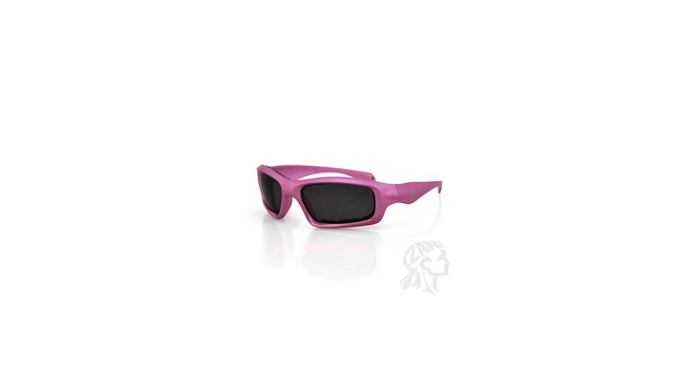Zan Headgear Seattle Sunglass, Crysal Silver Frame, Smoked Lens EZSE003