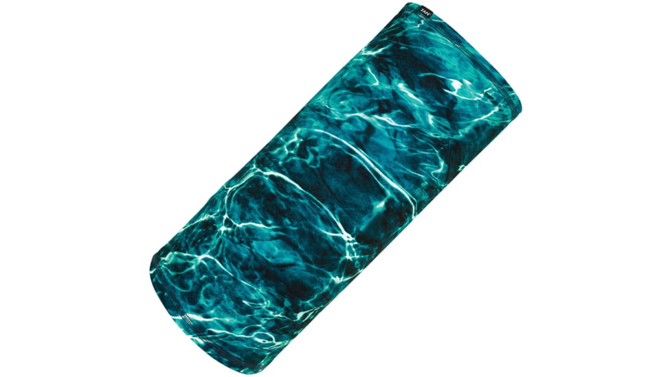 Zan Headgear SportFlex Motley Tube, 10in X 20in, Mossy Oak Elements Aqua Seawater, One Size Fits Most, TL274