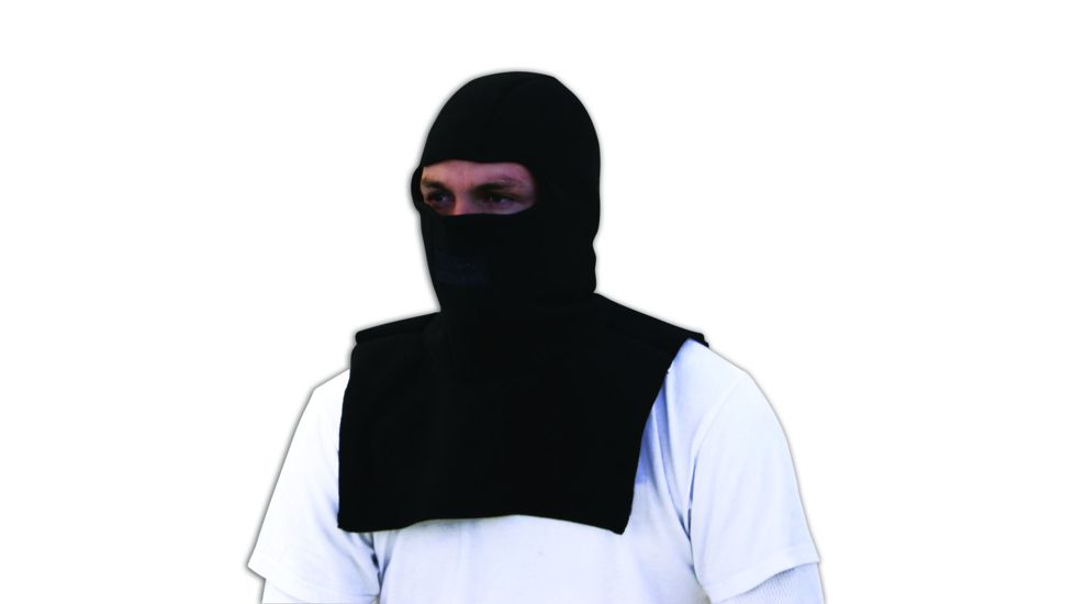 Zan Headgear Balaclava Black Microfleece w/ Dickie WBF114D