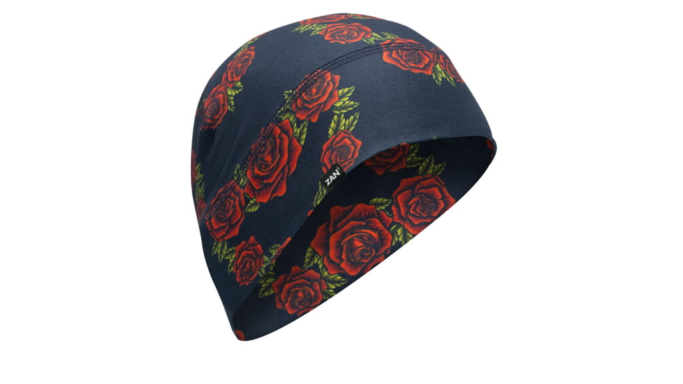 Zan Helmet Liner/Beanie SportFlex Series Rose Hearts