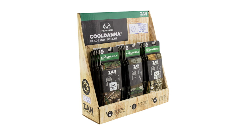 Zan : POS Polyester Cooldanna Display- Realtree Camo