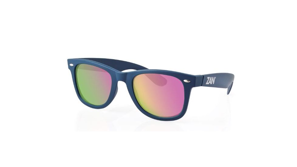 Zanheadgear Winna Sunglass,Steel Blue Frame,Smoked Purple Mirror Lense, Blue, One Size Fits Most EZWA03