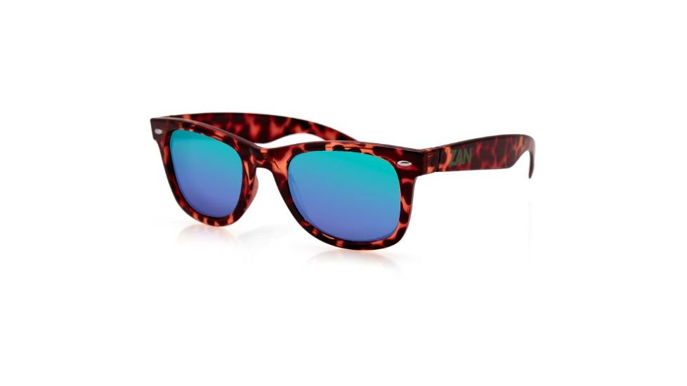 Zanheadgear Winna Sunglass,Tortoise Frame,Smoked Green Mirror Lense, Brown, One Size Fits Most EZWA02