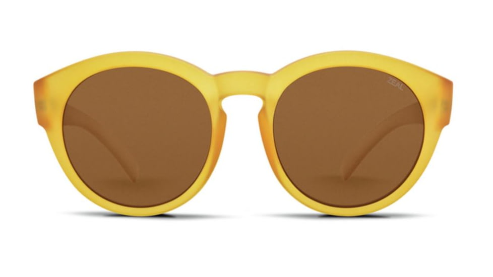 Zeal Optics Fleetwood Sunglasses, Rye Honey Frame, Polarized Copper Lens, Polarized, 10875